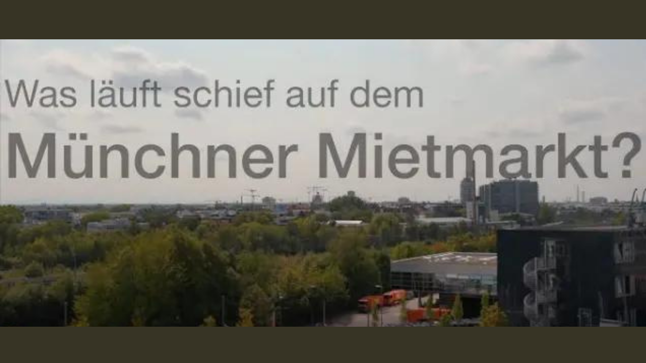 Schieflagen 01: Was läuft schief auf dem Münchner Mietmarkt? Schieflagen 01: Was läuft schief auf dem Münchner Mietmarkt?