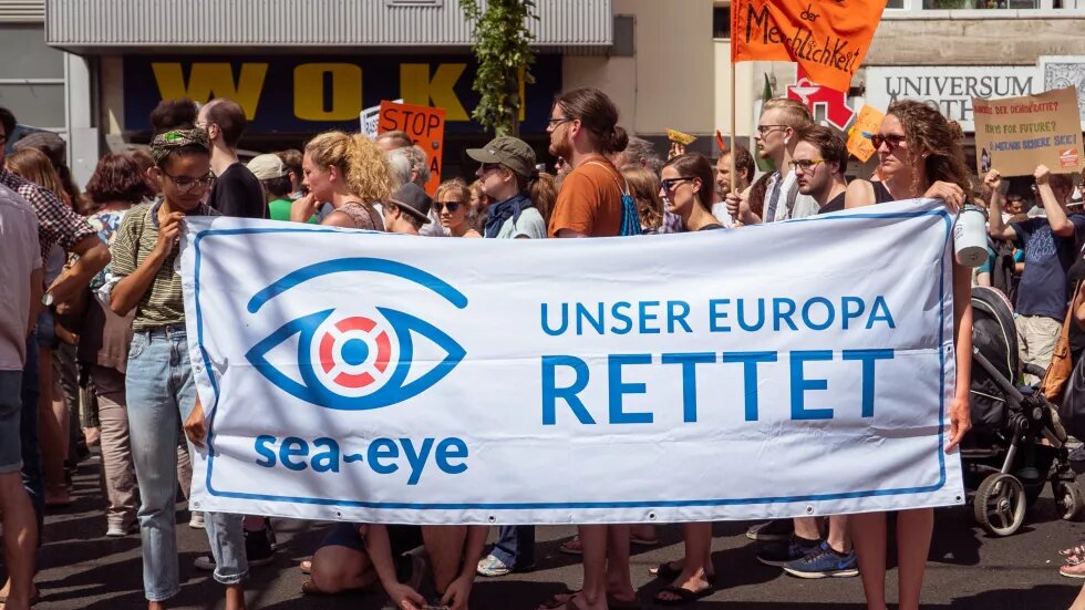 Demo für Rettungsschiffe