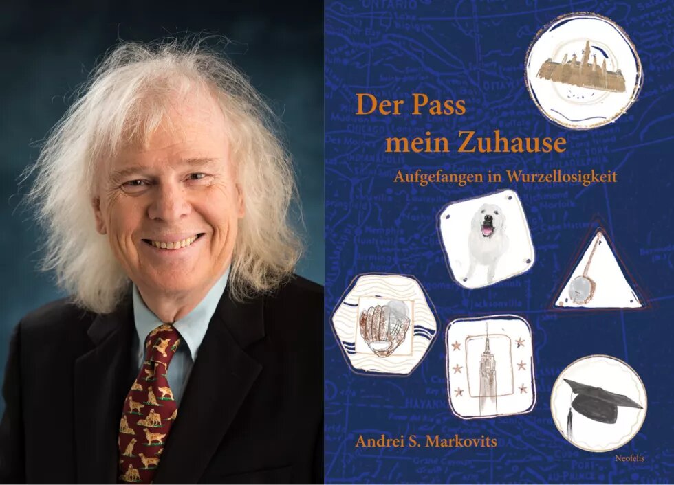 Markovits Andy und der Umschlag seines Buches