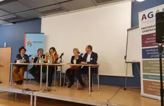 Podiumsdiskussion in Nürnberg mit u.a. Leoluca Orlando