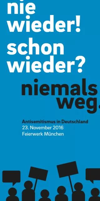 Einladungsflyer Antisemitismus in Deutschland Einladungsflyer Antisemitismus in Deutschland