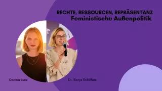 Kristina Lunz und Sonja Schiffers Kristina Lunz und Sonja Schiffers