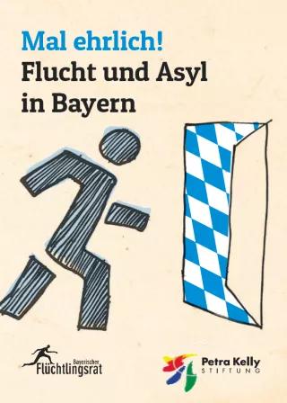 Broschüre Umschlag von "Flucht & Asyl in Bayern"